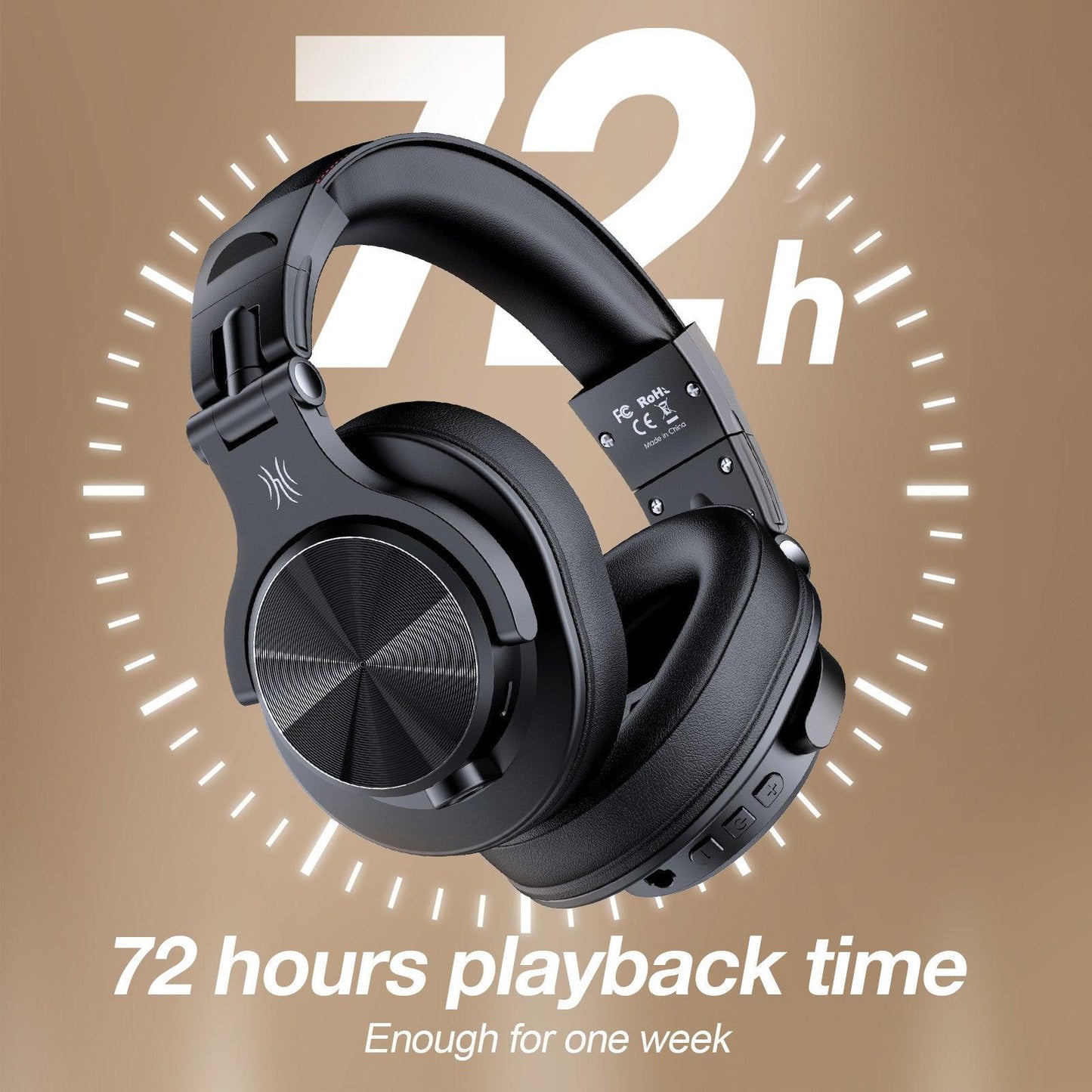 OneOdio® A70 Bluetooth & Wired Headphones, UK imported
