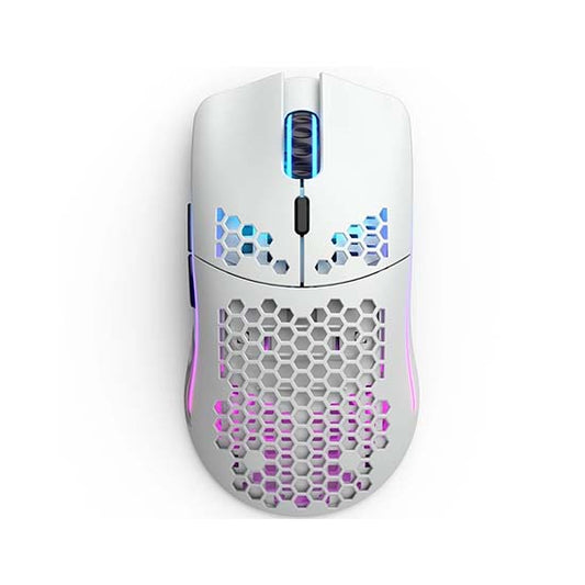 Glorious Model O Wireless RGB Gaming Mouse – Matte White