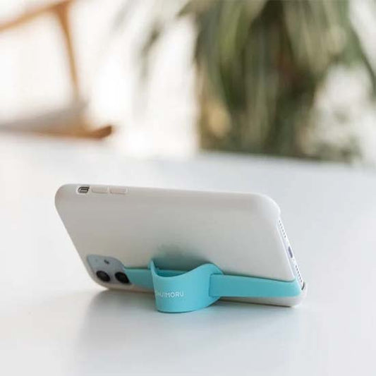 SINJI loop stand elasticated silicone phone strap