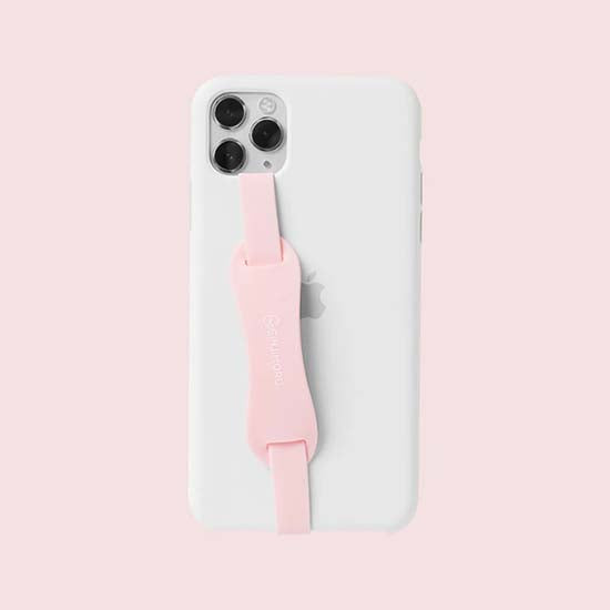 SINJI loop stand elasticated silicone phone strap