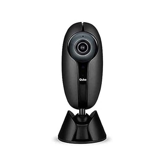 Qubo Outdoor Security Camera (Black) from Hero Group | 2MP 1080p Full HD | Night Vision | Mobile App Connectivity | Cloud & SD Card Recording